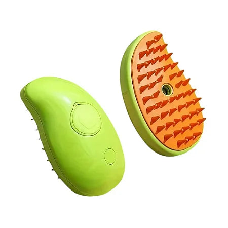 SteamCare™ Avelon – Cepillo de Vapor para Mascotas que Limpia, Masajea y Elimina el Pelo