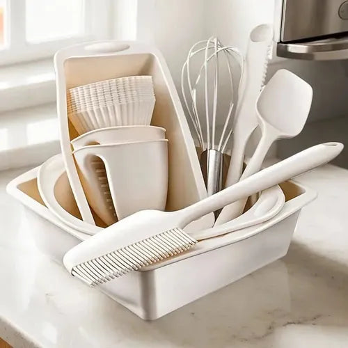 Set de Utensilios de Cocina de Silicona 22 Piezas – Completo, Práctico y Multifuncional