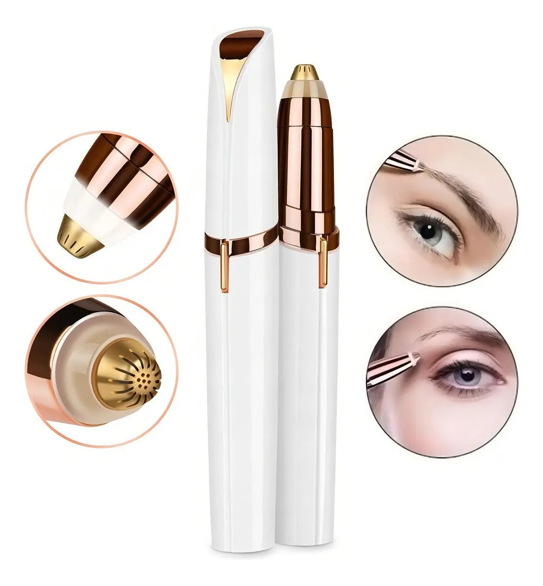 Depilador de Cejas Avelon™ con Luz LED – Precisión y Acabado Perfecto