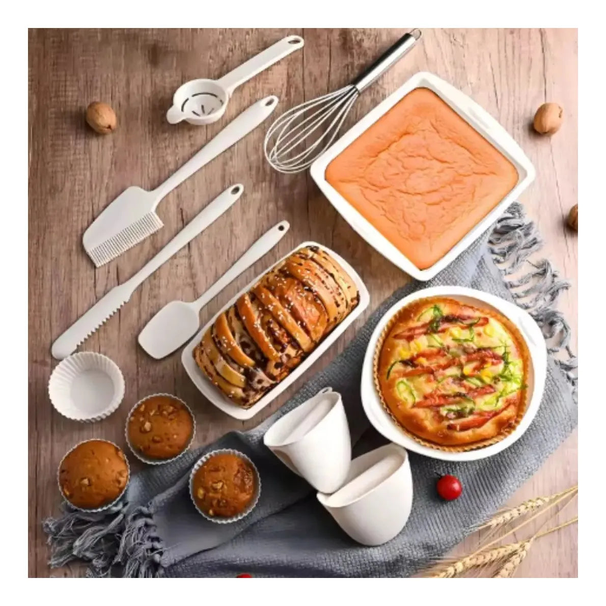 Set de Utensilios de Cocina de Silicona 22 Piezas – Completo, Práctico y Multifuncional