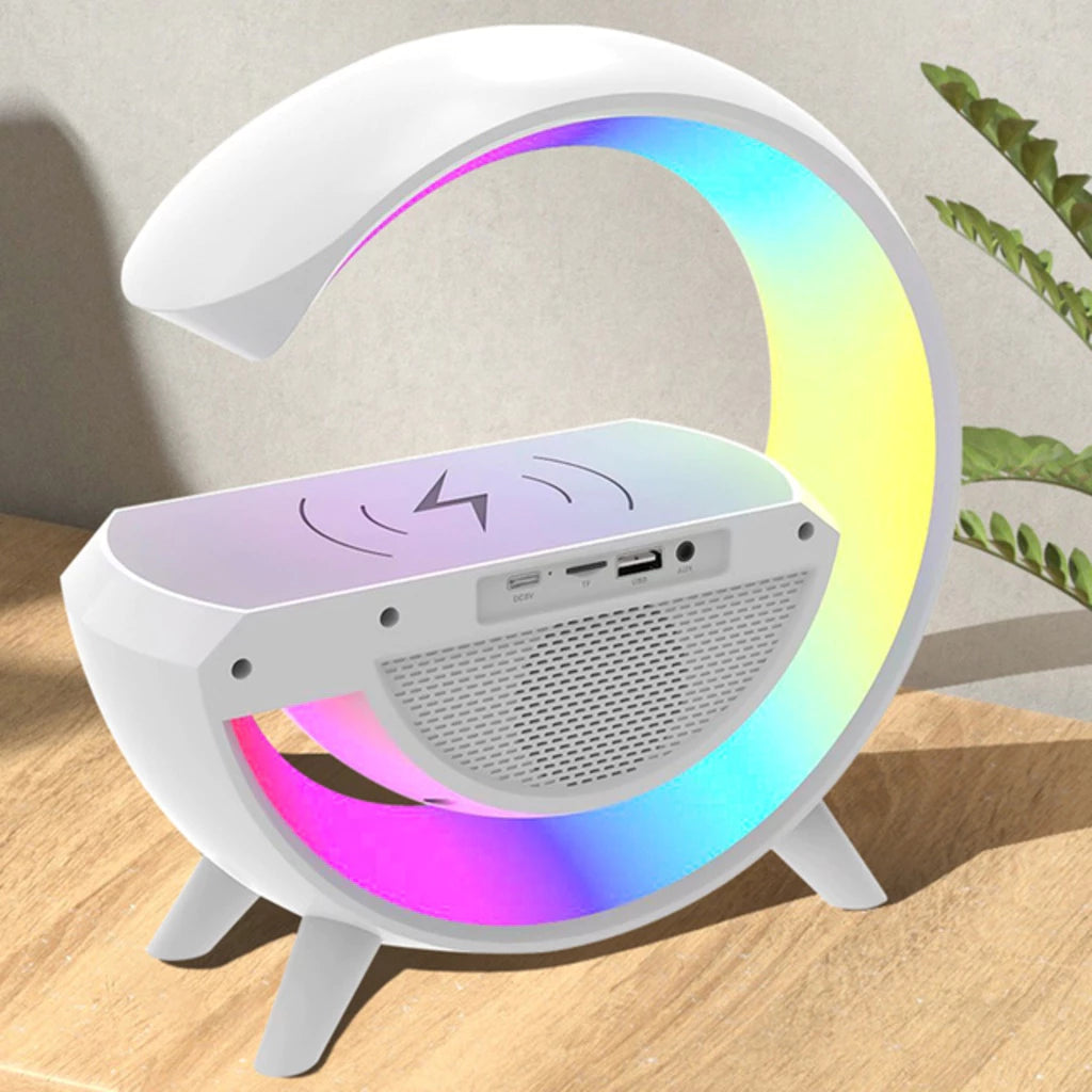 Lámpara G 3 en 1 - Altavoz Bluetooth y Cargador Inalámbrico