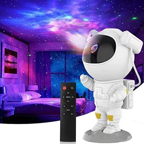 Proyector Astronauta Galaxy – Luz de Estrellas 360° y Nebulosa